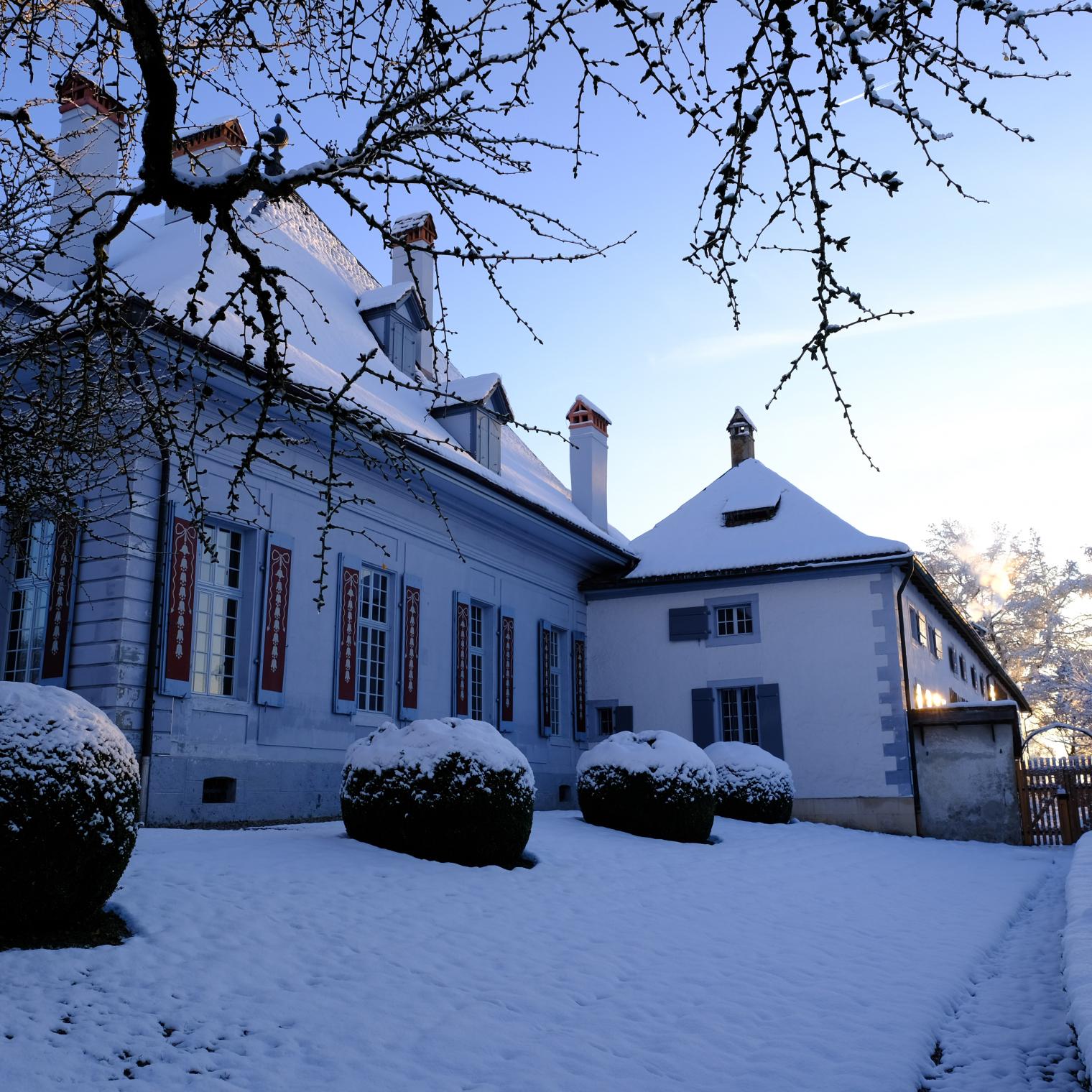 Schloss Thunstetten im Winter